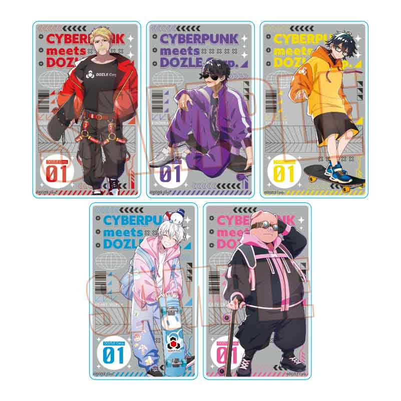 ドーくん様 リクエスト 6点 まとめ商品 ドズル社_トレーディングアクリルカード CYBERPUNK meets DOZLE