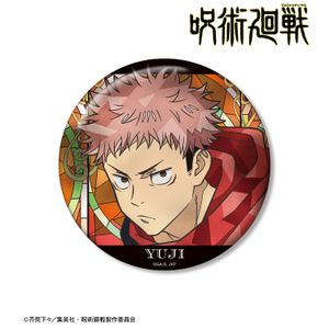 주술회전_이타도리 유지 Aure Glass 100mm 캔 배지