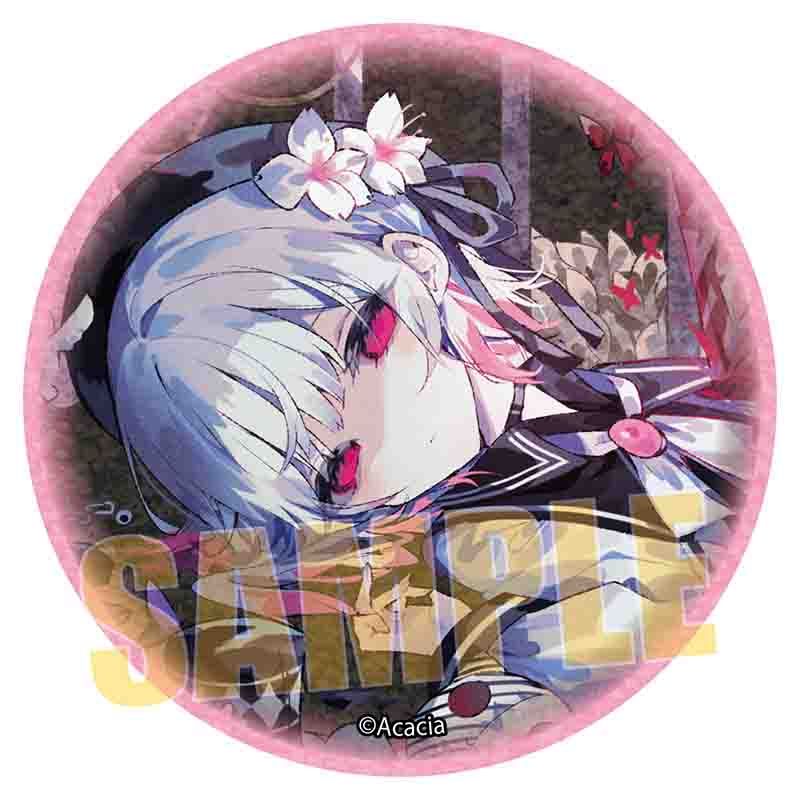 魔法少女ノ魔女裁判_グリッター缶バッジ 桜羽エマA | 魔法少女ノ魔女