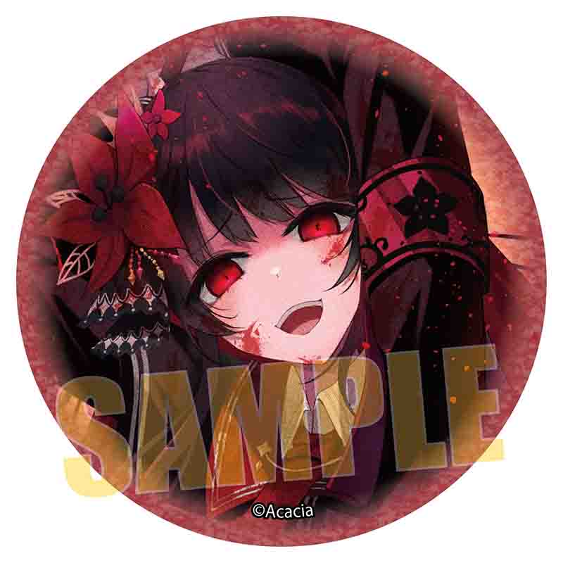 魔法少女ノ魔女裁判_グリッター缶バッジ 二階堂ヒロA