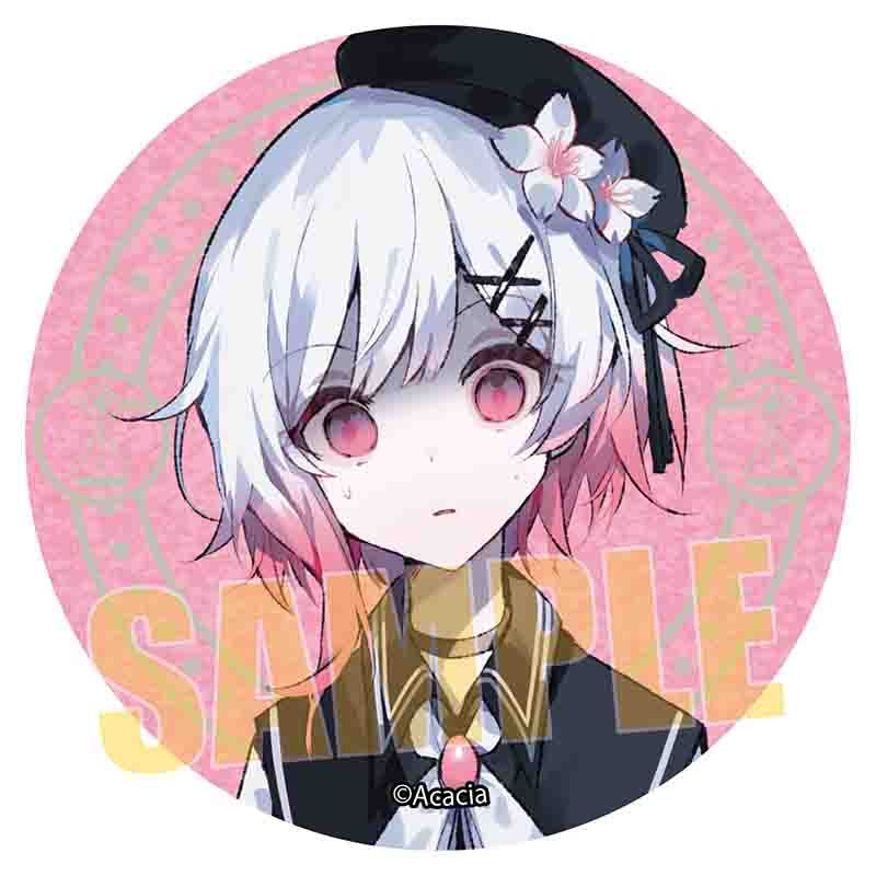 抹*ェ様 魔法少女ノ魔女裁判 横浜ゲームショウ 試遊特典 桜羽エマ 缶バッジ 魔法少女ノ魔女裁判_グリッター缶バッジ 桜羽エマC | 魔法少女ノ魔女