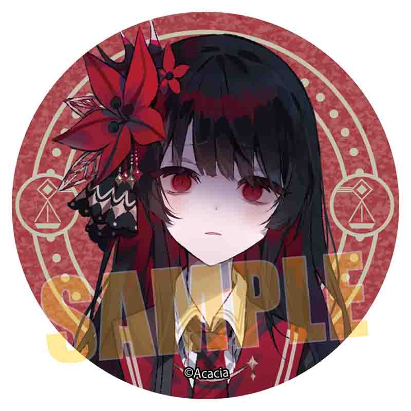 魔法少女ノ魔女裁判_グリッター缶バッジ 二階堂ヒロB