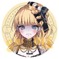 魔法少女ノ魔女裁判_グリッター缶バッジ 佐伯ミリア | 魔法少女ノ魔女