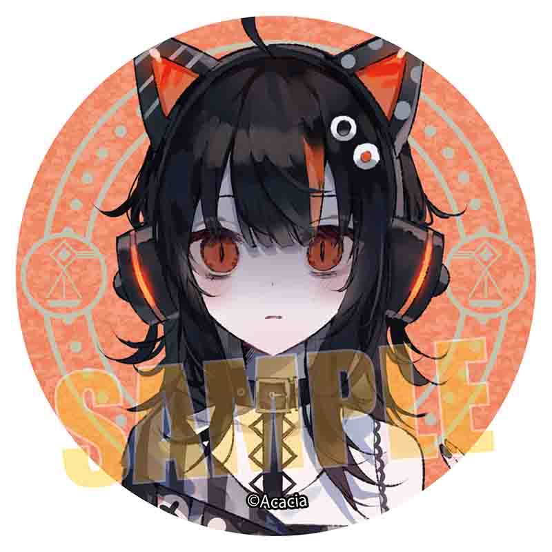 魔法少女ノ魔女裁判_グリッター缶バッジ 沢渡ココ