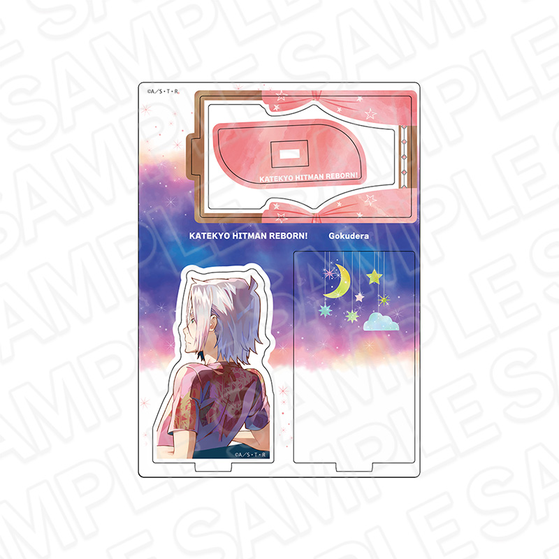 家庭教師ヒットマンREBORN!_レイヤーアクリルスタンド PALE TONE series 獄寺 隼人 night ver.