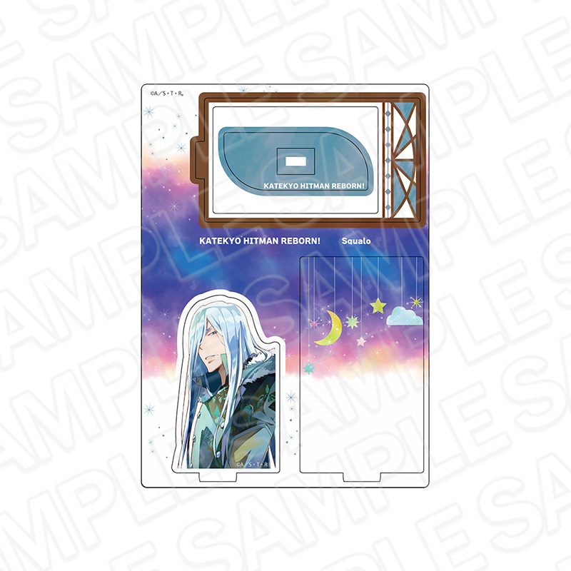 家庭教師ヒットマンREBORN!_レイヤーアクリルスタンド PALE TONE series スクアーロ night ver.