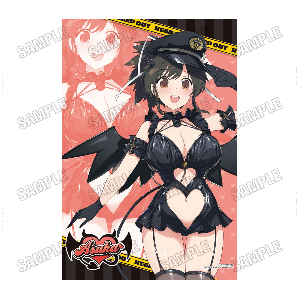 閃乱カグラ_描き下ろしB2タペストリー【デビルポリスver.】?飛鳥