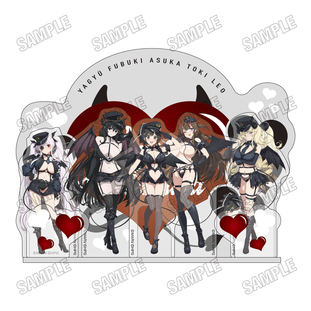 閃乱カグラ_描き下ろしアクリルジオラマ【デビルポリスver.】