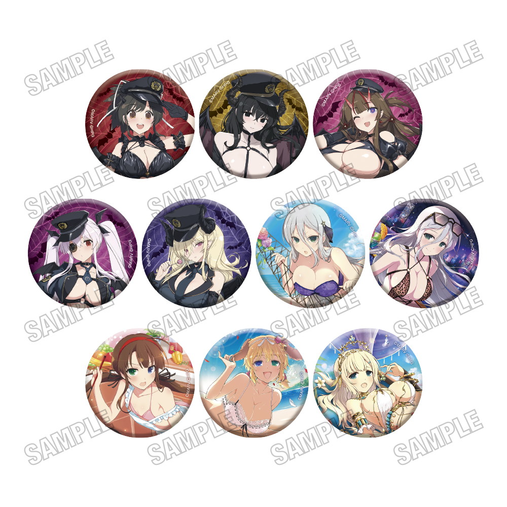 閃乱カグラ_缶バッジコレクション【コンプリートBOX／10個入り】