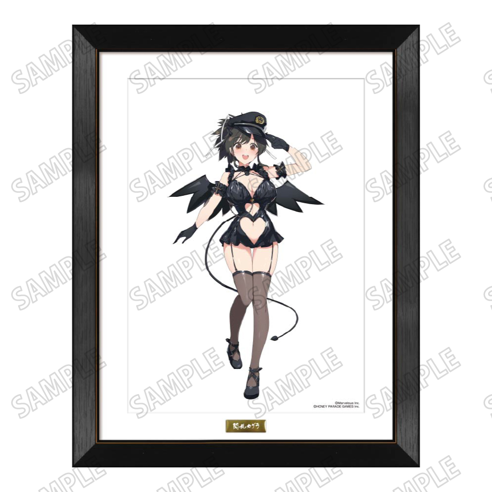 閃乱カグラ_描き下ろし複製原画【デビルポリスver.】?飛鳥