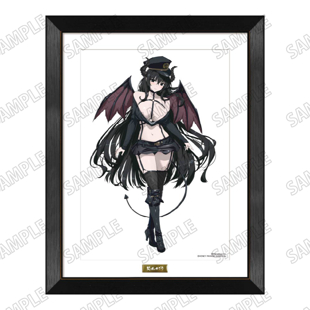 閃乱カグラ_描き下ろし複製原画【デビルポリスver.】?雪不帰