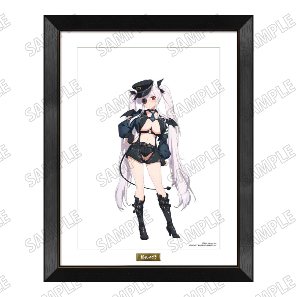 閃乱カグラ_描き下ろし複製原画【デビルポリスver.】?柳生