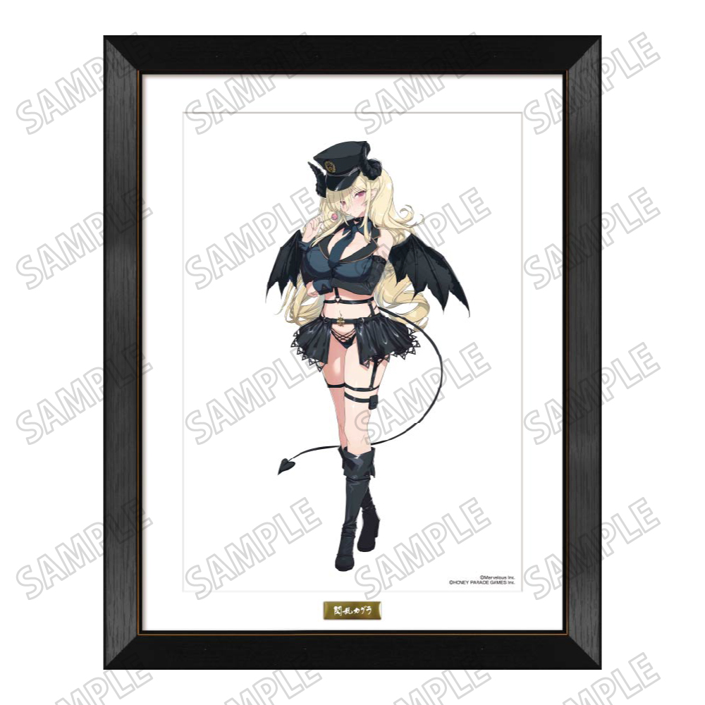 閃乱カグラ_描き下ろし複製原画【デビルポリスver.】?麗王