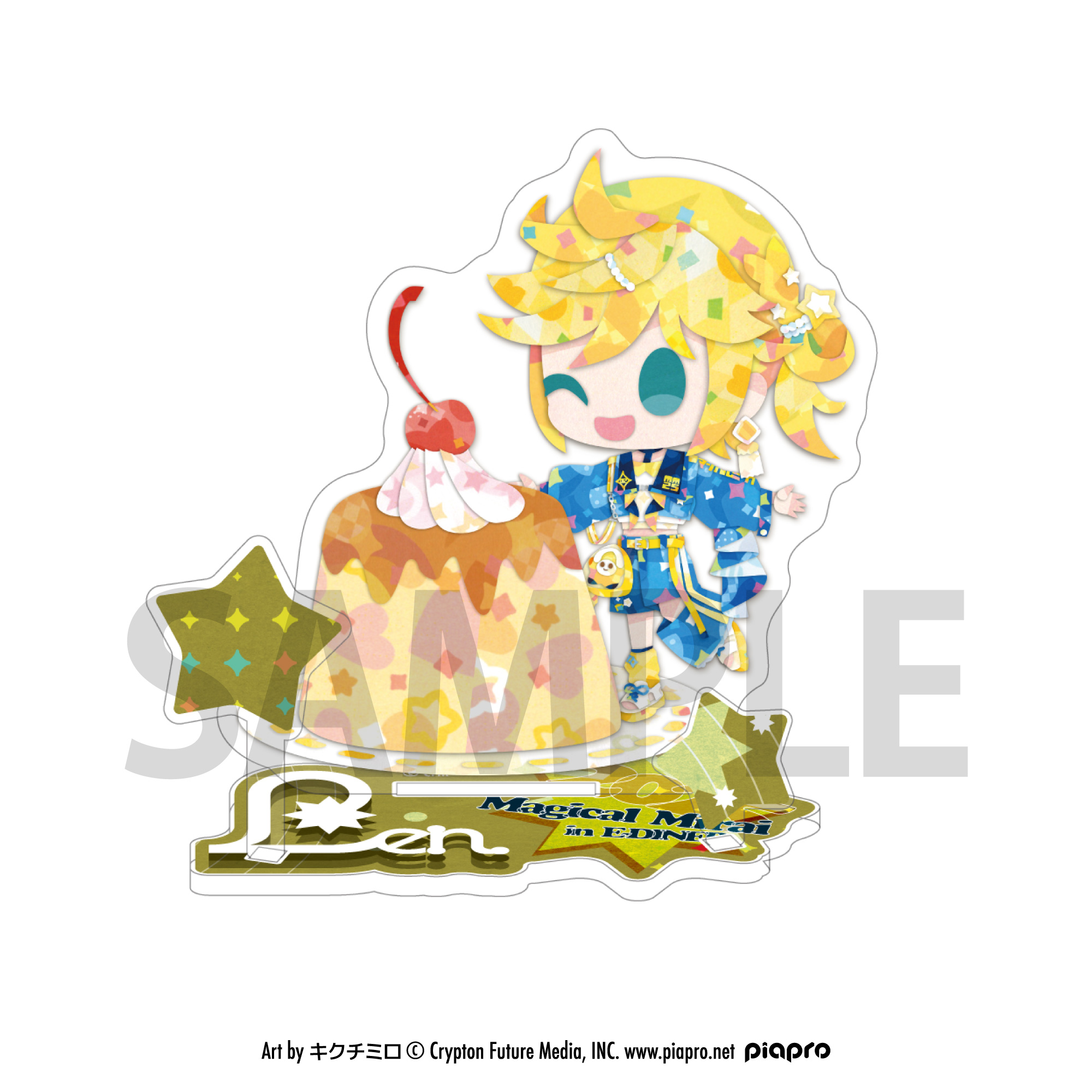 初音ミク マジカルミライ 2025 コラボカフェ in E-DINER_ミニキャラアクリルスタンド 鏡音レン