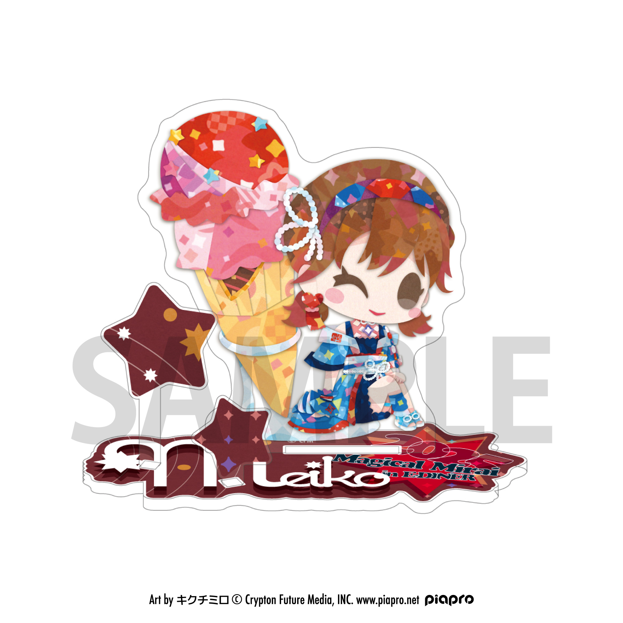 初音ミク マジカルミライ 2025 コラボカフェ in E-DINER_ミニキャラアクリルスタンド MEIKO