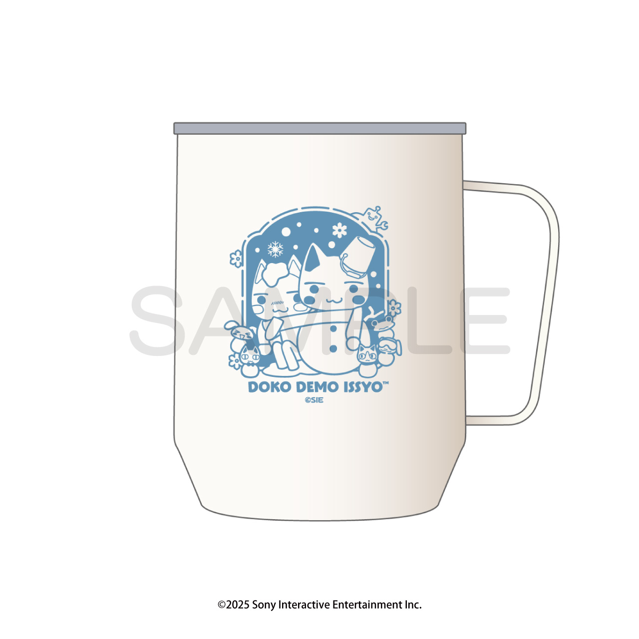 どこでもいっしょ_雪でもいっしょ ステンレスマグカップ <トロ 雪だるまver.>