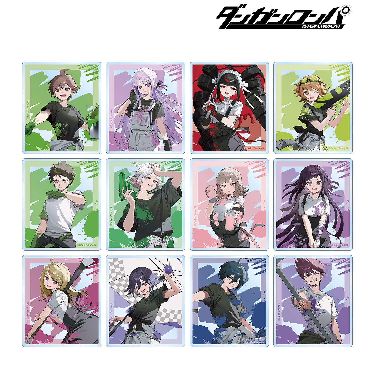 ダンガンロンパシリーズ_さくしゃ2さんイラスト ペイントスタイルver. トレーディングアクリルカード(単位/コンプリートBOX)【BOX／12パック入り】