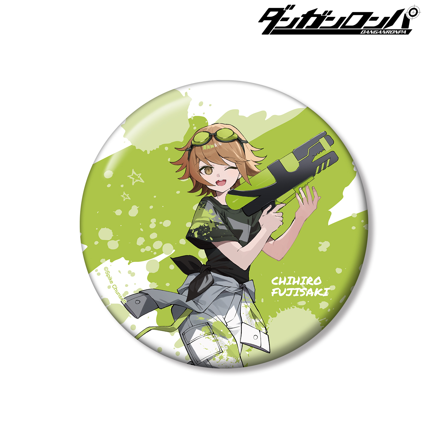 ダンガンロンパシリーズ_さくしゃ2さんイラスト 不二咲千尋 ペイントスタイルver. 100mm缶バッジ