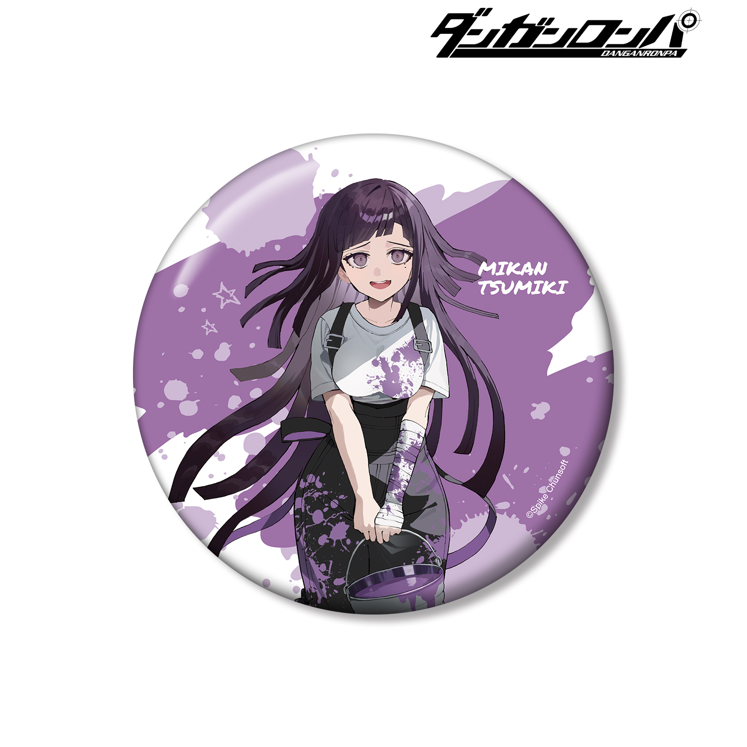 ダンガンロンパシリーズ_さくしゃ2さんイラスト 罪木蜜柑 ペイントスタイルver. 100mm缶バッジ