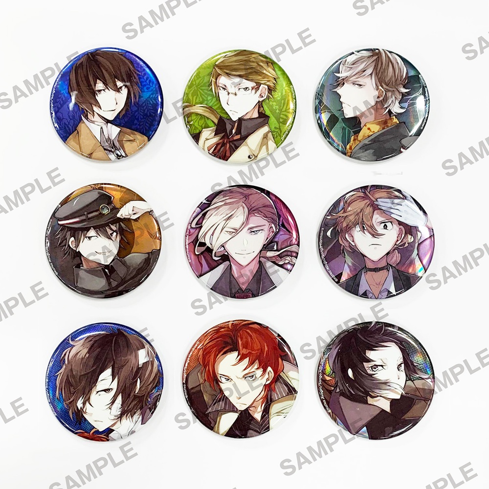 文豪ストレイドッグス　文スト　ホログラム　缶バッジ 文豪ストレイドッグス_トレーディングホログラム缶バッジ【BOX