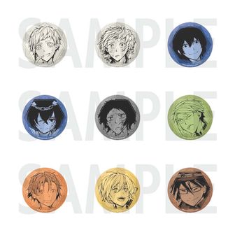 文豪ストレイドッグス_トレーディングホログラム缶バッジ novels ver.3