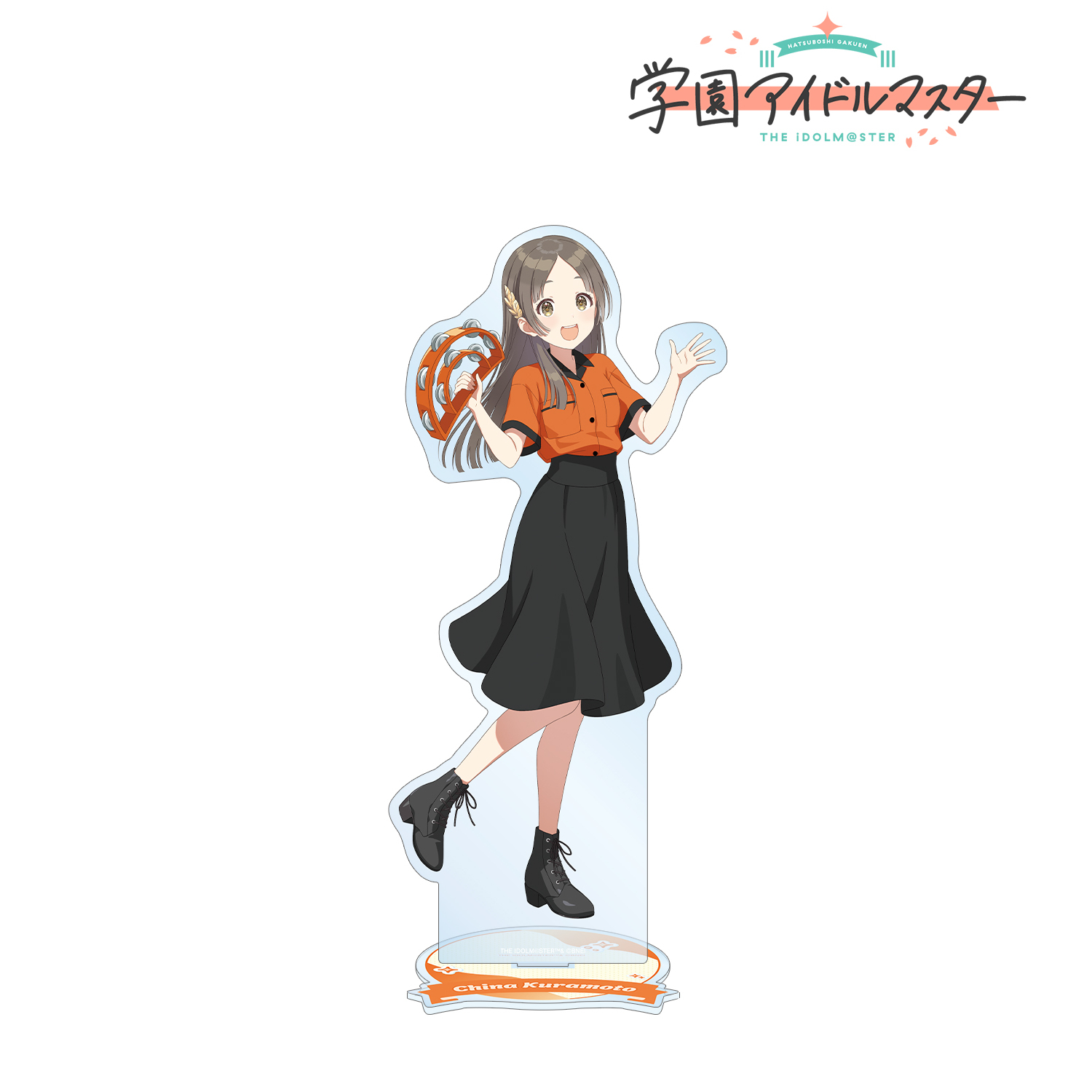 学園アイドルマスター_描き下ろし 倉本千奈 ボウリングシャツver. 特大アクリルスタンド