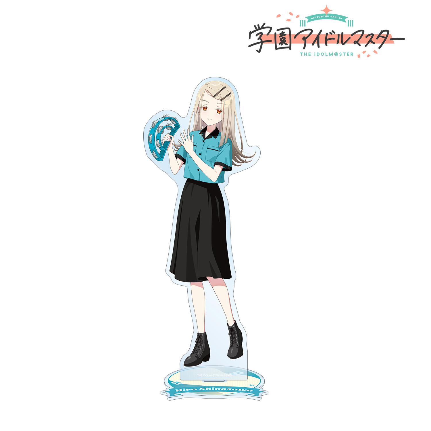 学園アイドルマスター_描き下ろし 篠澤 広 ボウリングシャツver. 特大アクリルスタンド