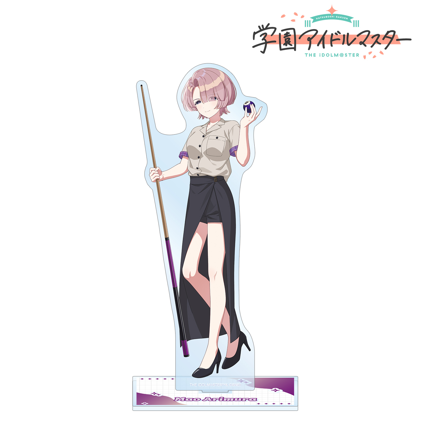 学園アイドルマスター_描き下ろし 有村麻央 ボウリングシャツver. BIGアクリルスタンド