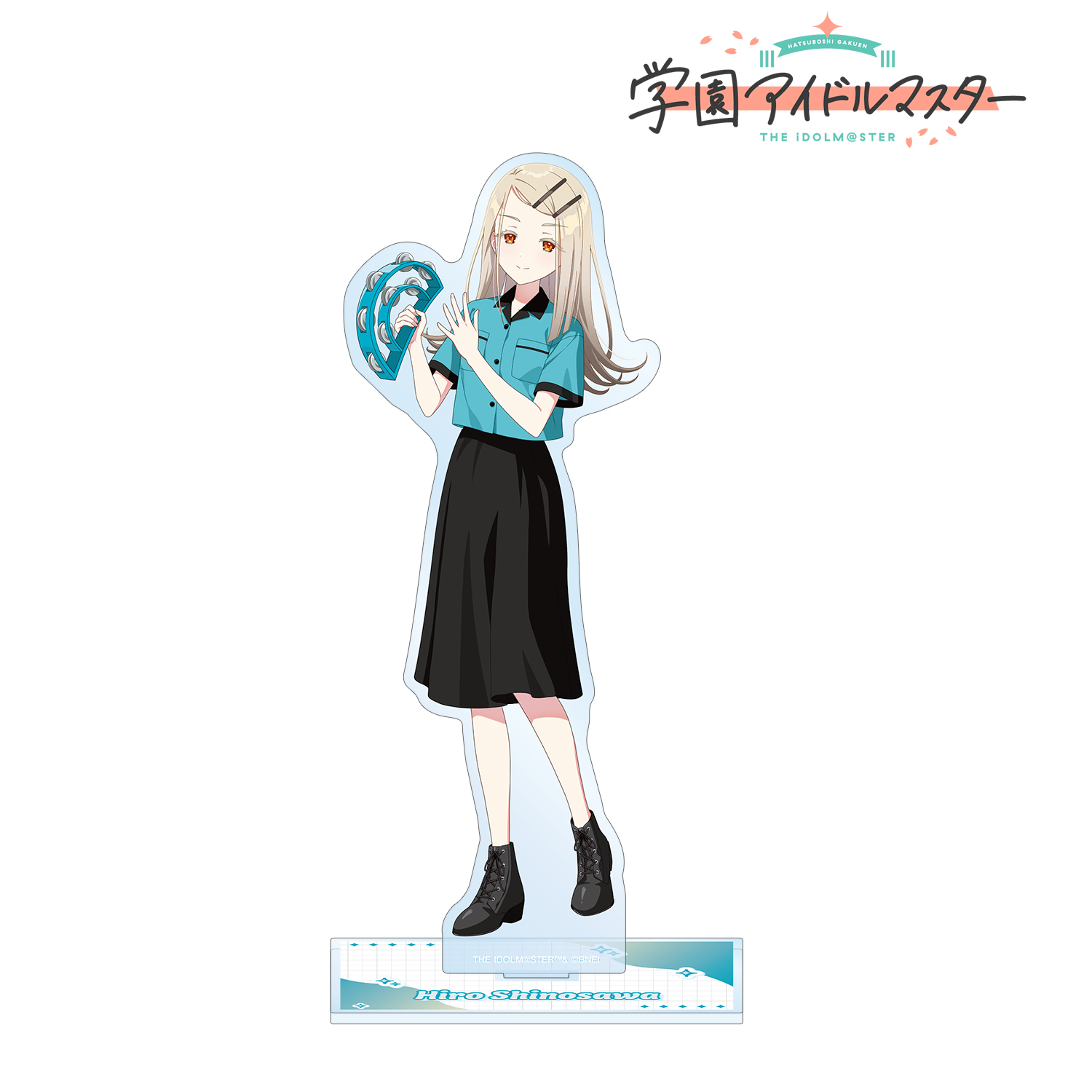 学園アイドルマスター_描き下ろし 篠澤 広 ボウリングシャツver. BIGアクリルスタンド