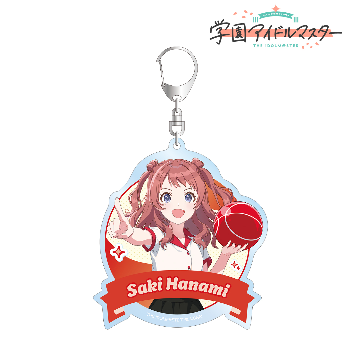 学園アイドルマスター_描き下ろし 花海咲季 ボウリングシャツver. BIGアクリルキーホルダー