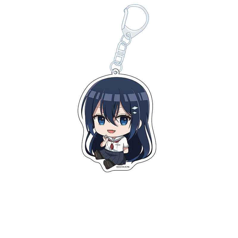 私を喰べたい、ひとでなし_ぺたん娘アクリルキーホルダー 近江汐莉 (制服)