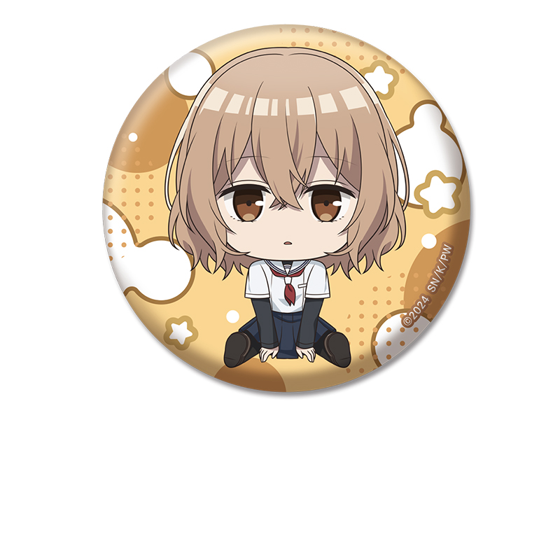 私を喰べたい、ひとでなし_ぺたん娘缶バッジ 八百歳比名子 (制服)