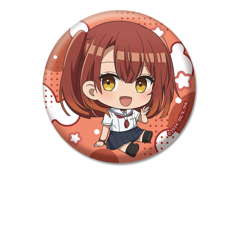 私を喰べたい、ひとでなし_ぺたん娘缶バッジ 社 美胡 (制服)