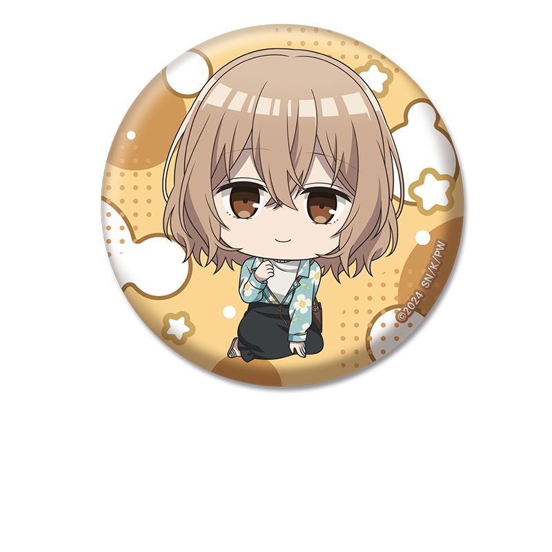 私を喰べたい、ひとでなし_ぺたん娘缶バッジ 八百歳比名子 (私服)