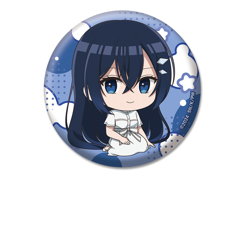 私を喰べたい、ひとでなし_ぺたん娘缶バッジ 近江汐莉 (私服)