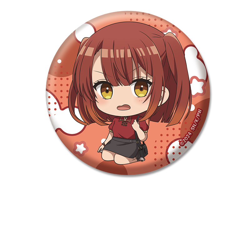 私を喰べたい、ひとでなし_ぺたん娘缶バッジ 社 美胡 (私服)