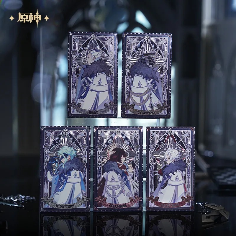 原神_厳霜と狂焔シリーズ ホログラムカード Genshin【BOX／12個入り