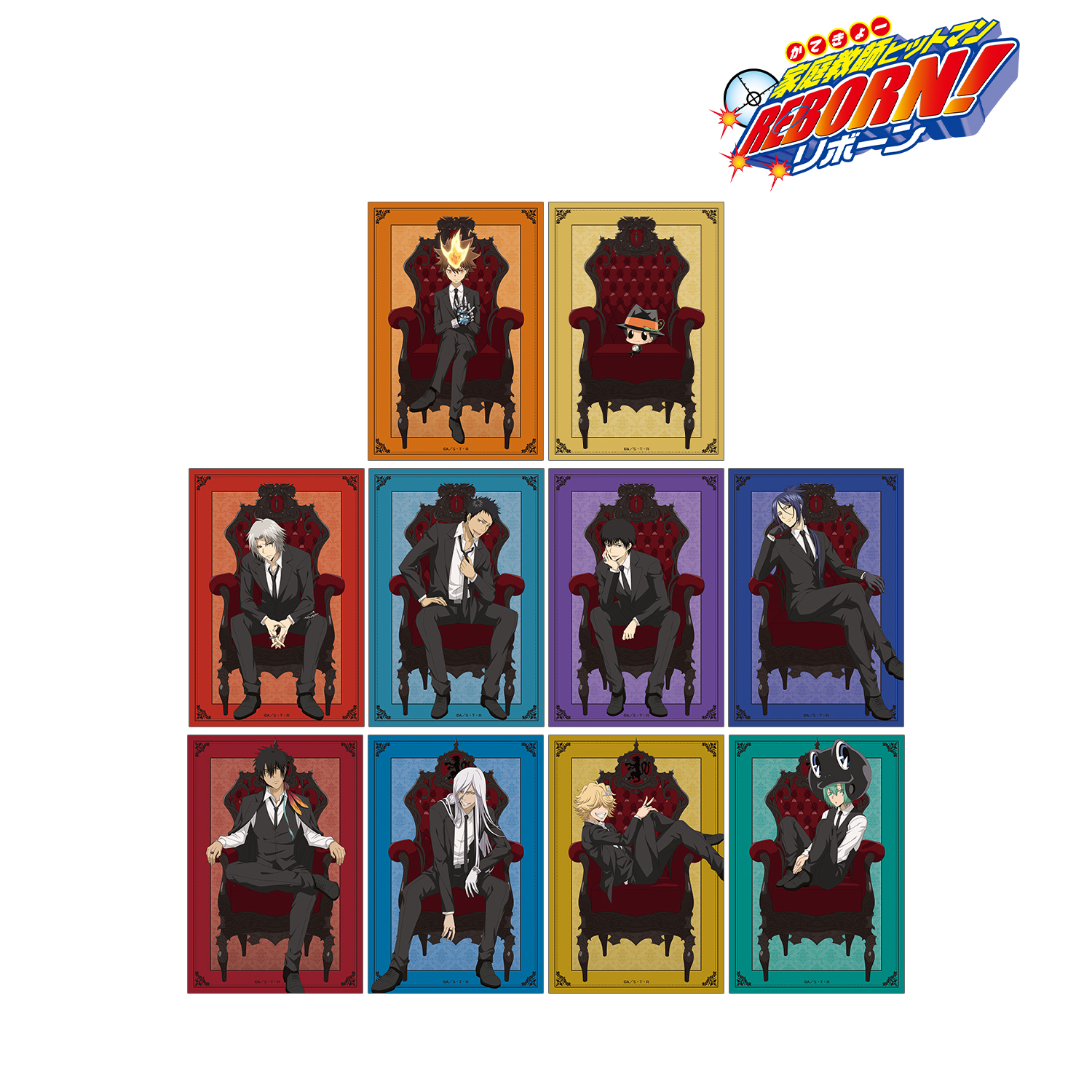 家庭教師ヒットマンREBORN!_描き下ろし 玉座ver. トレーディングクリアカード(単位/コンプリートBOX)【BOX/10パック?】