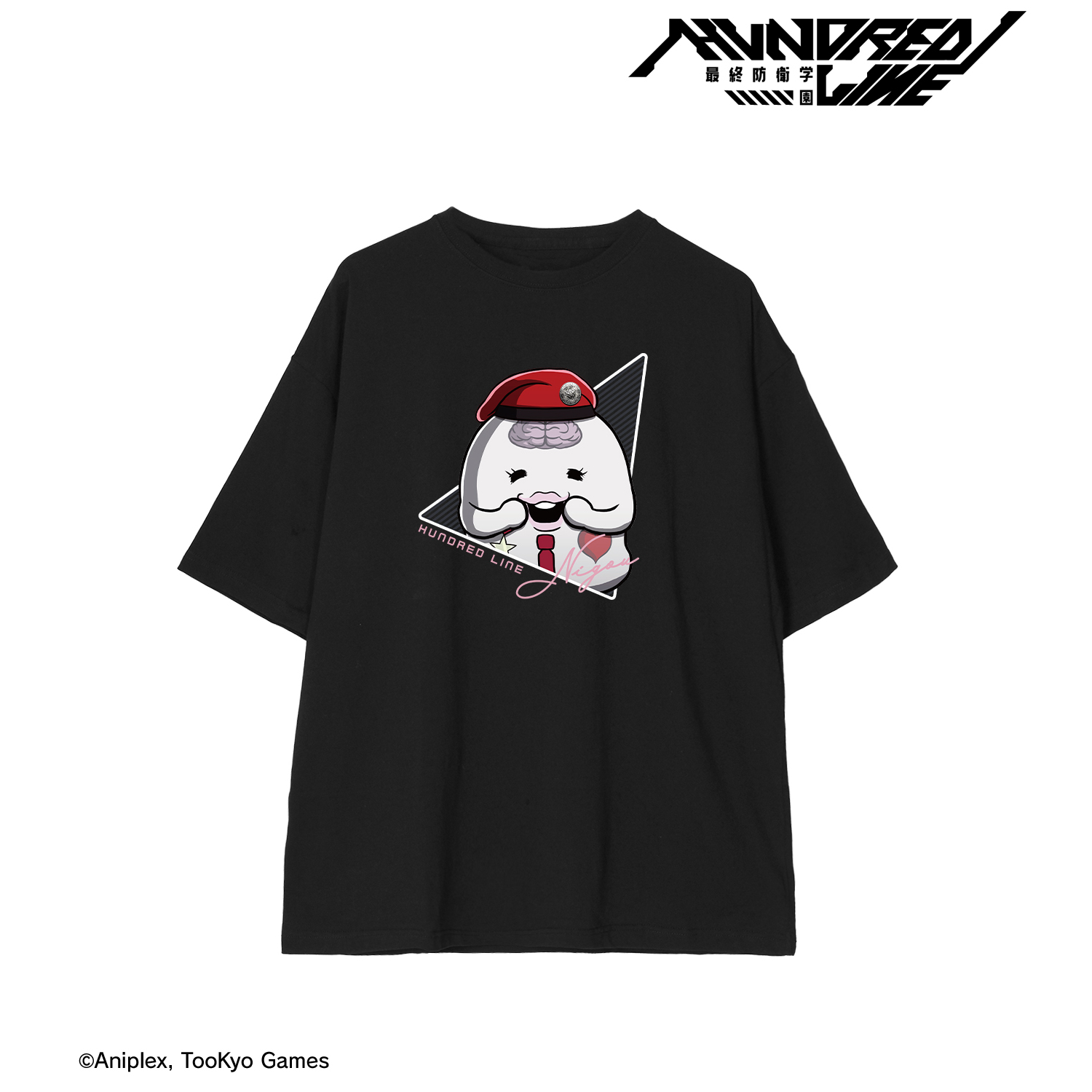 HUNDRED LINE -最終防衛学園-_(サイズ/S)_BIGシルエットTシャツ NIGOUユニセックス
