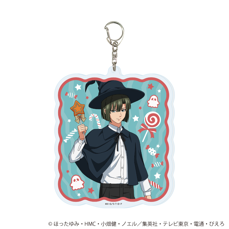 ヒカルの碁_デカアクリルキーホルダー03/塔矢アキラ ハロウィンver.(描き下ろしイラスト)