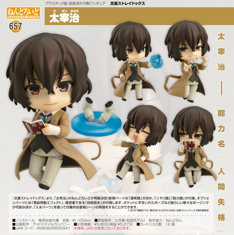 文豪ストレイドッグス_ねんどろいど 太宰治 | 文豪ストレイドッグス
