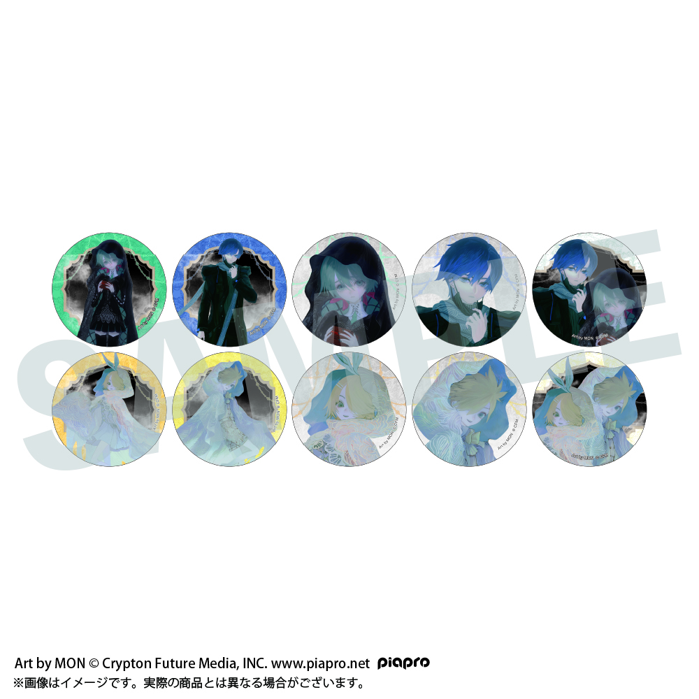 STEAKA 『ヲチラレ』 初音ミク × オバケン_トレーディング缶バッジ（全10種）　【コンプリートBOX／10個入り】