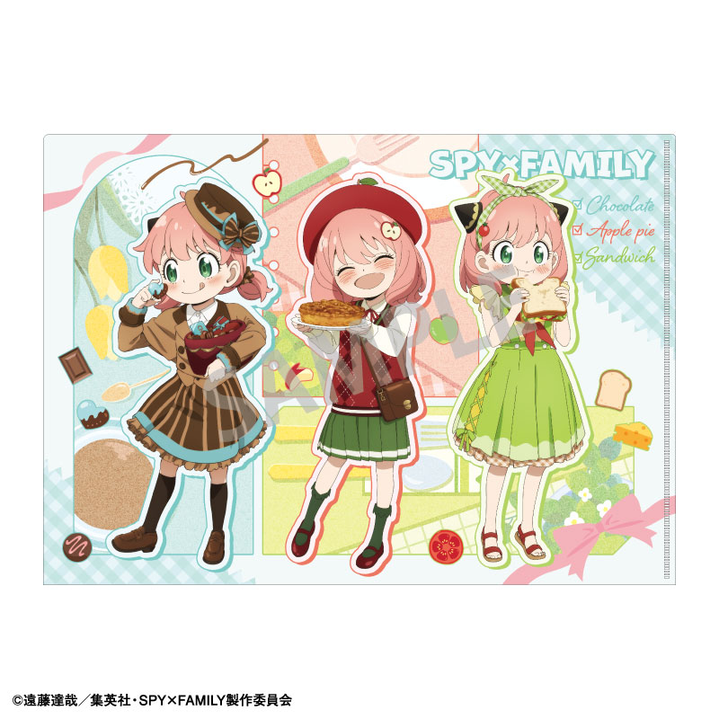 SPY×FAMILY_A4シングルクリアファイル　B／食べ物