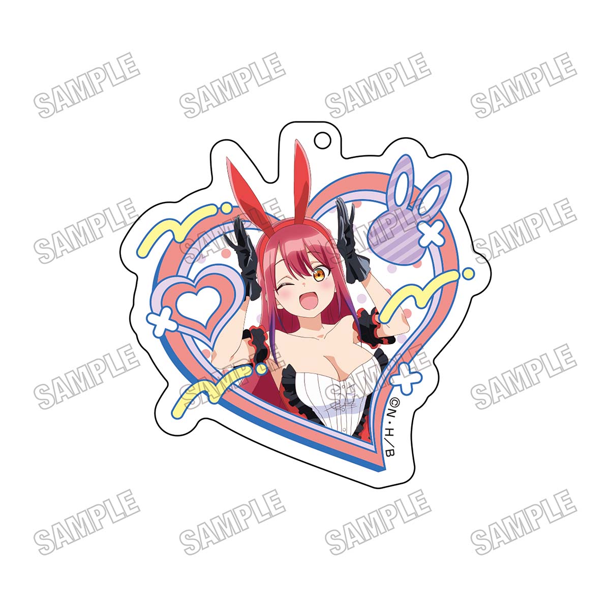 ばっどがーる_描き下ろしアクリルキーホルダー【バニーver.】?水鳥 亜鳥