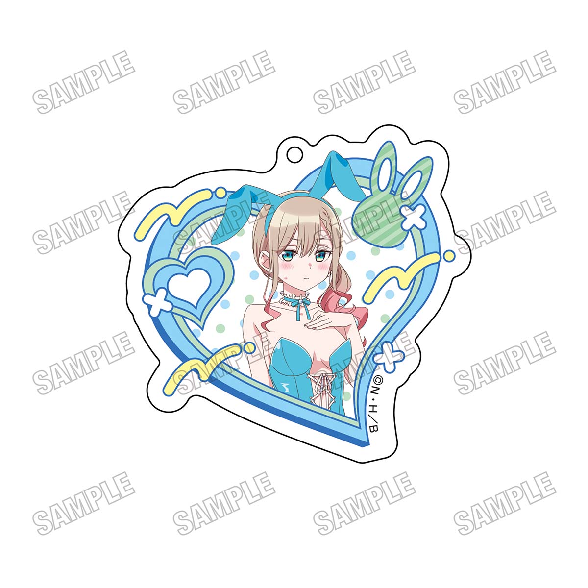 ばっどがーる_描き下ろしアクリルキーホルダー【バニーver.】?涼風 涼