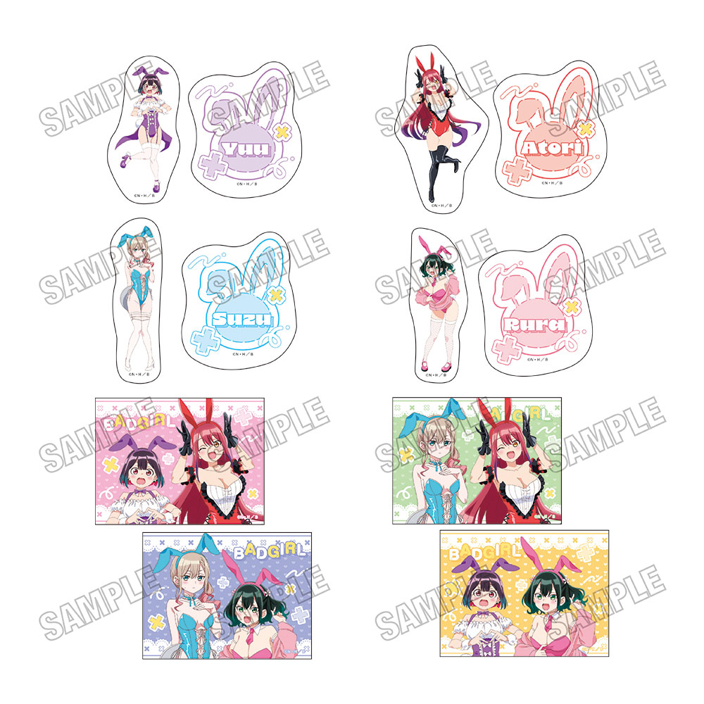 ばっどがーる_ステッカーコレクション　【コンプリートBOX／6パック入り】