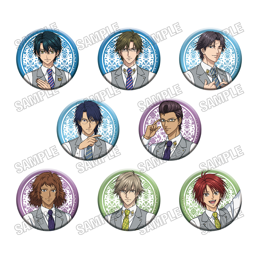 新テニスの王子様_描き下ろし缶バッジコレクション【ホテルマンver.2】　【コンプリートBOX／8個入り】