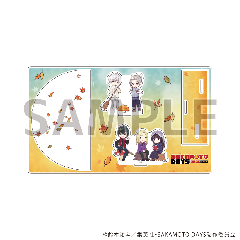 SAKAMOTO DAYS_プレミアム アクリルジオラマプレート06/デザインB 紅葉ver.(グラフアートイラスト)