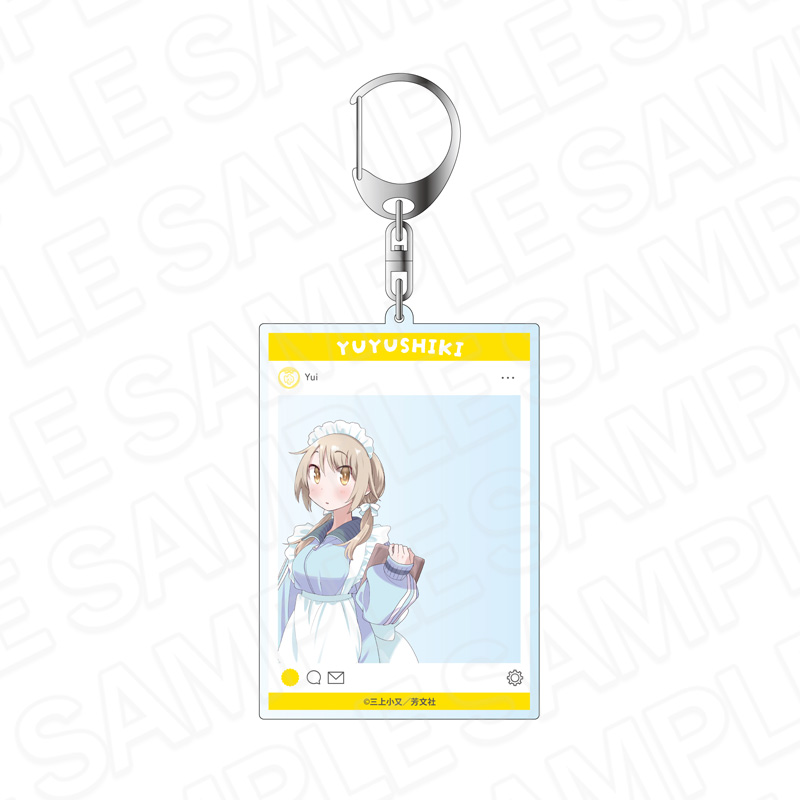 ゆゆ式_SNS風アクリルキーホルダー 櫟井唯 ジャージメイド ver.