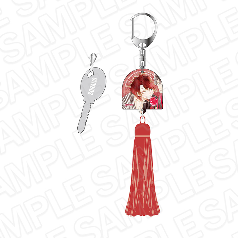 同級生シリーズ_タッセル合鍵キーホルダー 青砥空乃 夏祭り ver.